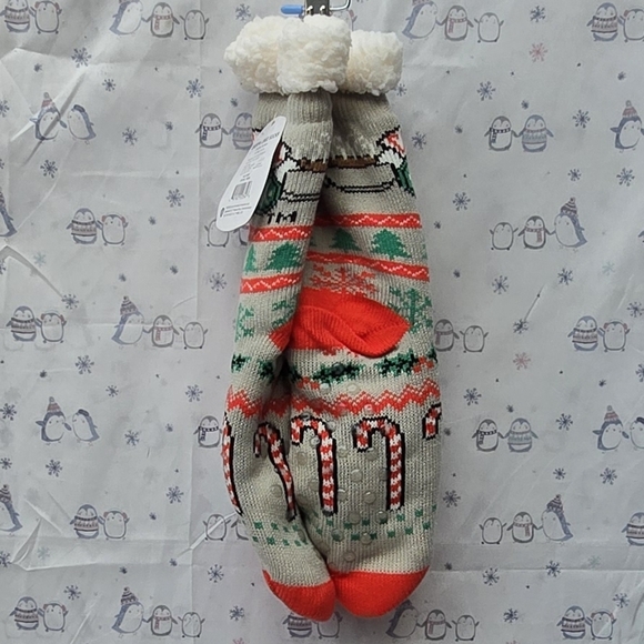 Central Perk Christmas Sherpa Lined Sock - Picture 5 of 5